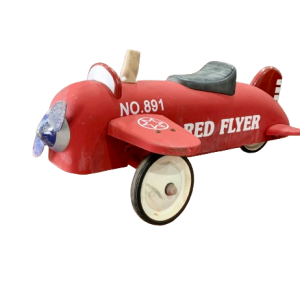 Antiguo avión de juguete